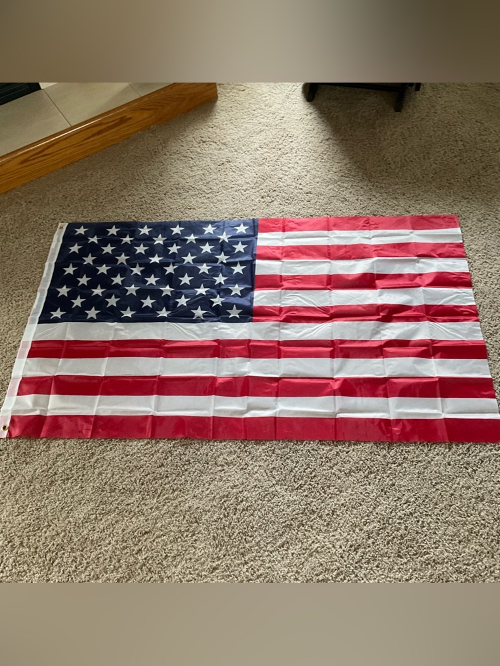 New in Pkg - Large United State Flag, 60”L x 35”W